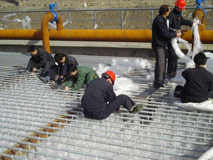 組合填料安裝現場